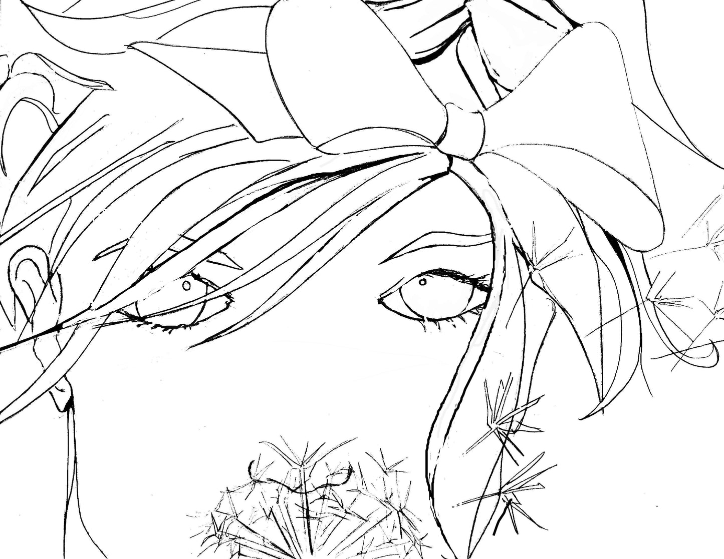 Dandelion wish girl